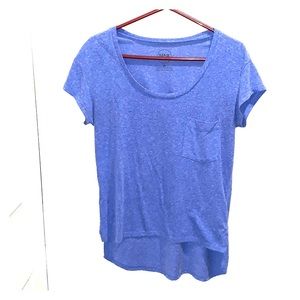 Short sleeve, high/low shirt